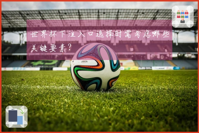 世界杯下注入口选择时需考虑哪些关键要素？